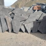 سنگ مشکی سنگ لاشه سنگ مالون محمدی سنگ ورقه ای