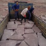 فروش سنگ لاشه قهوه ای