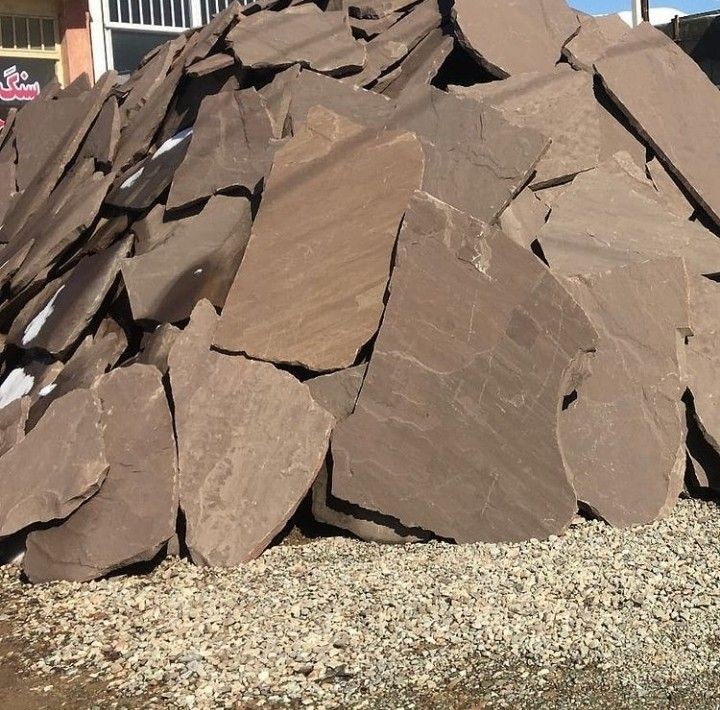 فروش سنگ لاشه قهوه ای
