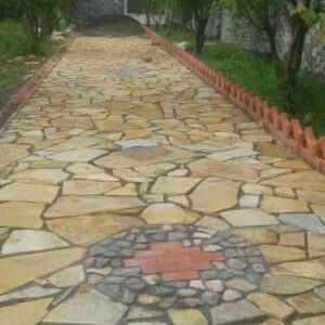 سنگ لاشه و مالون ورقه ای از معدن