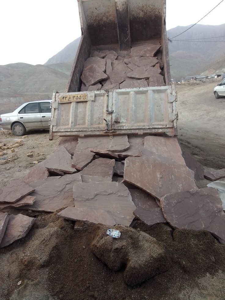 فروش سنگ لاشه قهوه ای