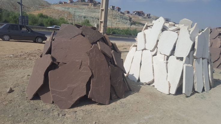 فروش سنگ لاشه قهوه ای