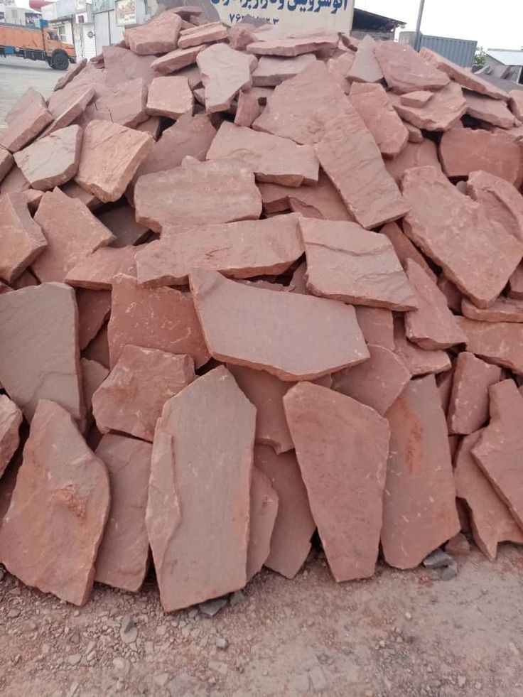 فروش سنگ لاشه قهوه ای