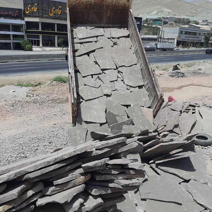 فروش سنگ لاشه قهوه ای