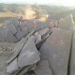 فروش انواع سنگ لاشه قهوه ای