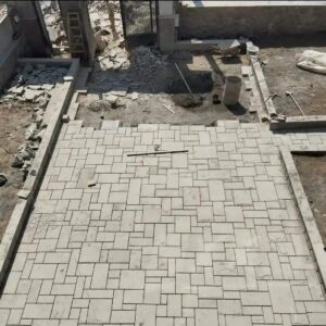 اجرای سنگ لاشه سنگ ورقه ای