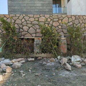 اجرای سنگ لاشه