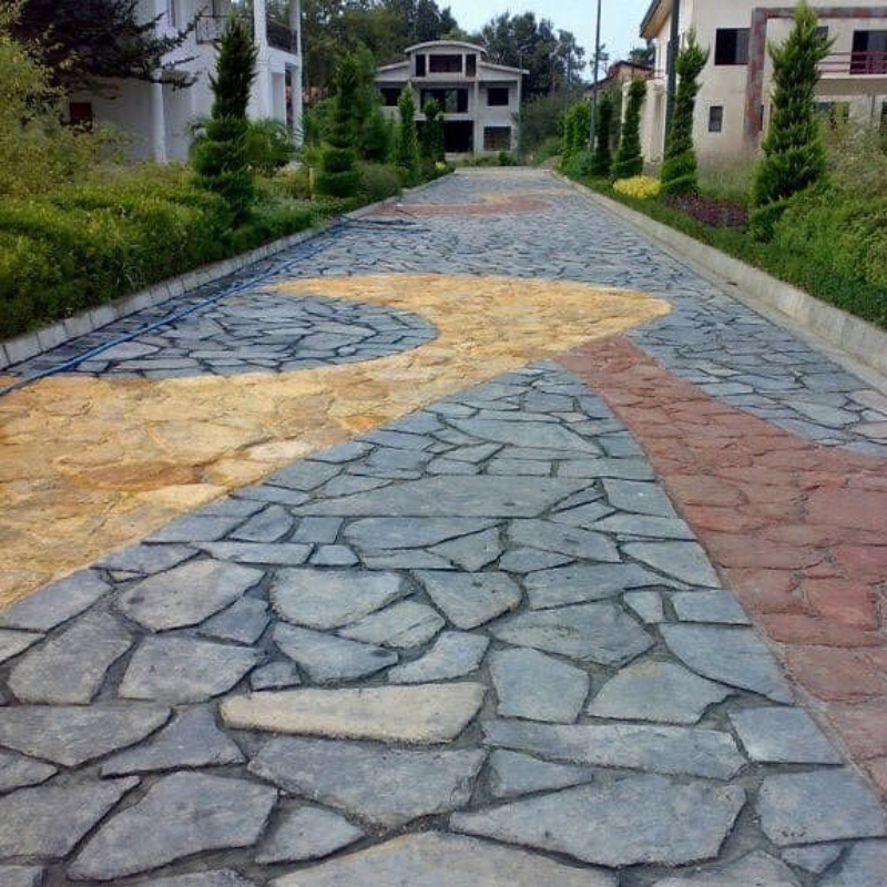 اجرای سنگ لاشه سنگ مالون