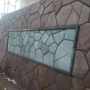 سنگ لاشه نمای بیرونی ویلا در لواسان