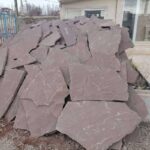 محوطه سازی با سنگ لاشه