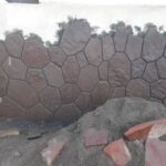 سنگ لاشه نمای بیرونی ویلا در لواسان