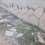 سنگ لاشه نمای بیرونی ویلا در لواسان