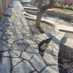 اجرای سنگ کوبیک و لاشه