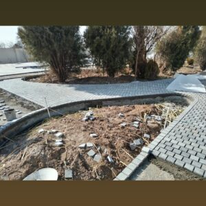 فروش سنگ لاشه ، اجرای سنگ کوبیک تزئینی