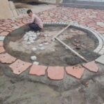 نصب سنگ لاشه کف سازی