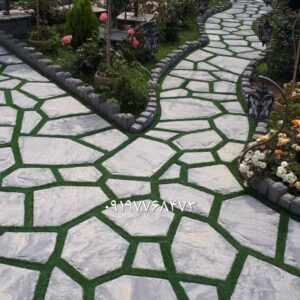 اجرای سنگ لاشه دیوار نما ویلا