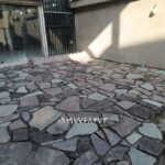 اجرای سنگ لاشه کف عصری دیوار پله