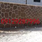 سنگ لاشه واجرای سنگ مالون ورقهای کوهی