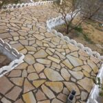اجرای سنگ لاشه ورقه ای